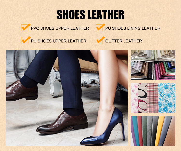 Durable Polyurethane Practical Material High End Designer Leather Fabric for Shoes