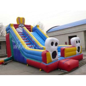 Waterproof Rabbit Inflatable Slide For Toddlers Customized Size Acceptable