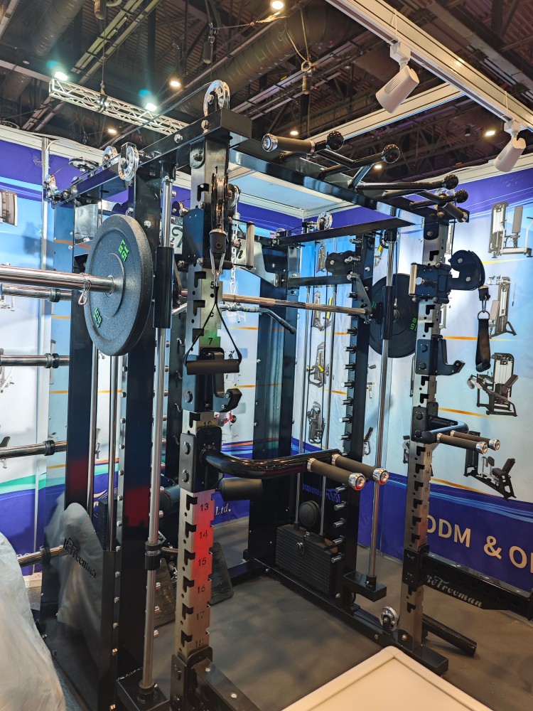 Complete Strength Training System: Power Cage, Squat Rack, and Multi-Functional Smith Machine