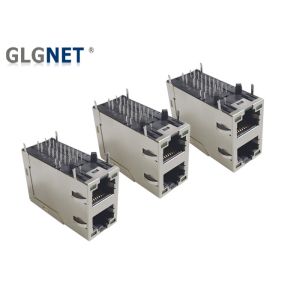 4 Channels PHY Rj45 Multi Port Jack , Lightweight 5G Networking Connector With