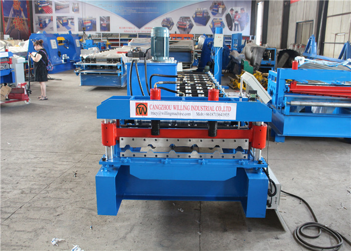 Automatic Cold Steel Corrugated Iron Sheet Roofing Tile Making Roll Forming Machine For Building Materials Machinery