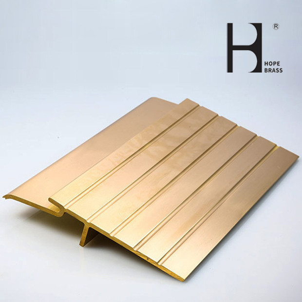 Antislip Brass Stair Nosing for Decking Brass Antislip Stair Strip brushing,polishing,chrome plating, antique Customized