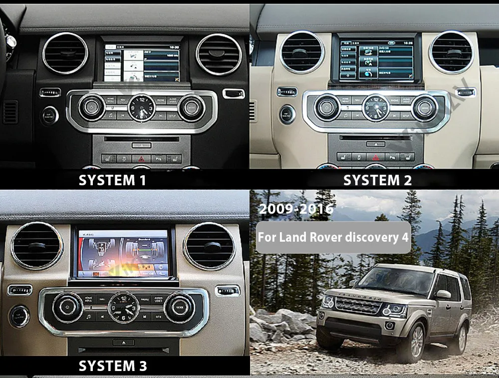 Vertical Screen Car Radio For Land Range Rover Discovery 4 2009-2016 New Upgrade Carplay GPS Navigation Multimedia play