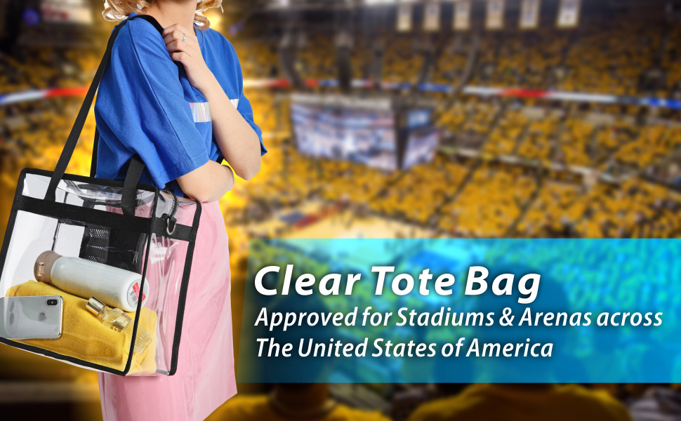 clear tote bag