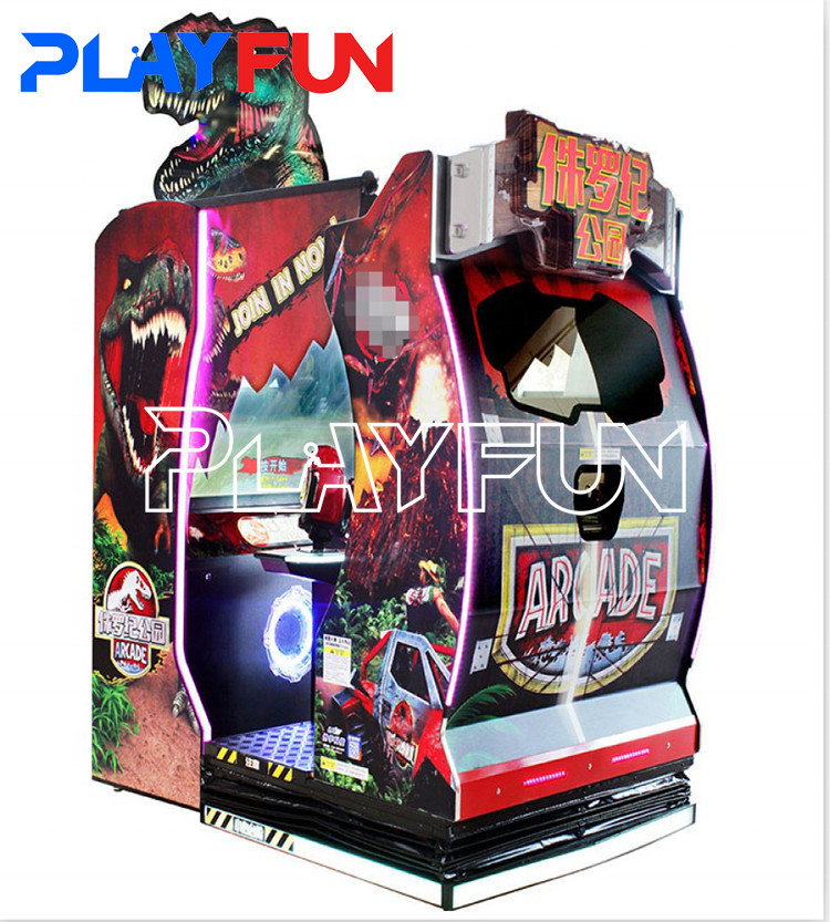 Arcade video shooting Jurassic park coin operated machine arcade game machine