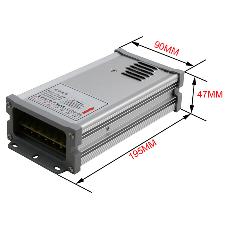 12v 250w rainproof power supply LED transformer Adapter for LED Light