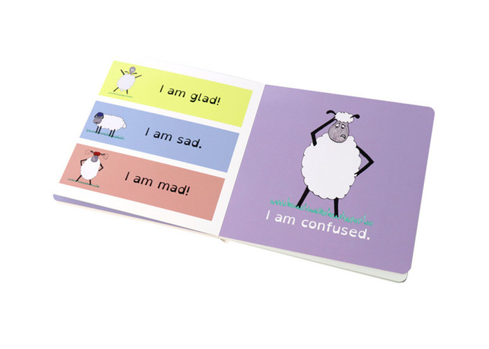 SGS Custom Professional Full Color Children Boardbook Printing With Round Corners