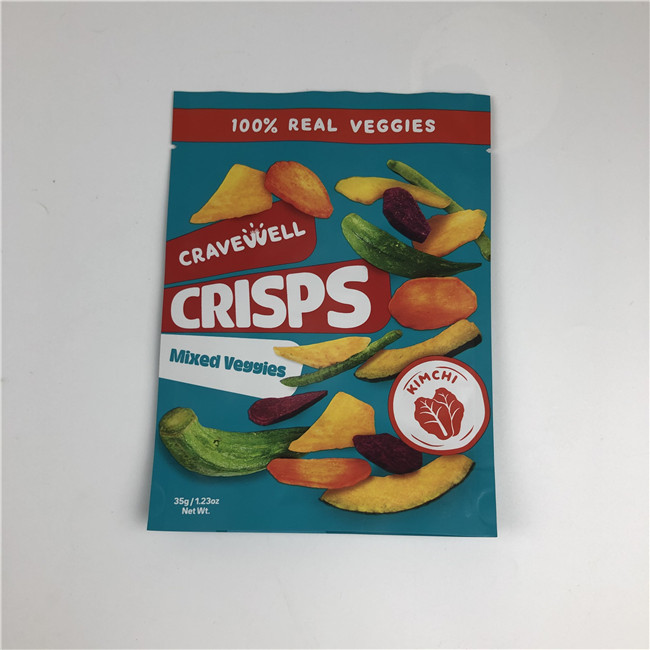 Custom Order Accepted Snack Chips Bag Packaging with Resealable and Screen Printing Features
