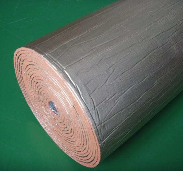 Anti Glare Coating Foil Backed XPE Foam Material Heat Insulation Reinforced