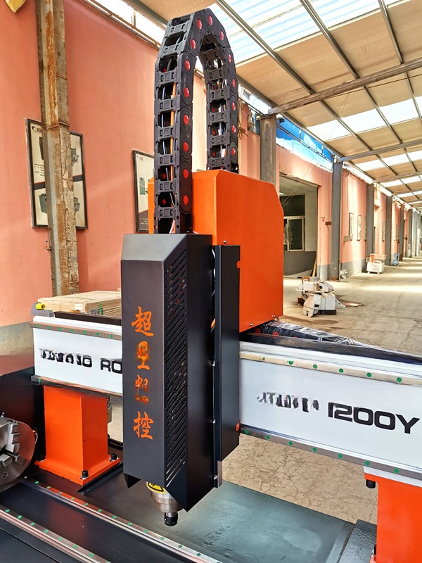 3D 4 Axis Rotary Cylinder Engraving Wood CNC Router Machine For Handicraft Making