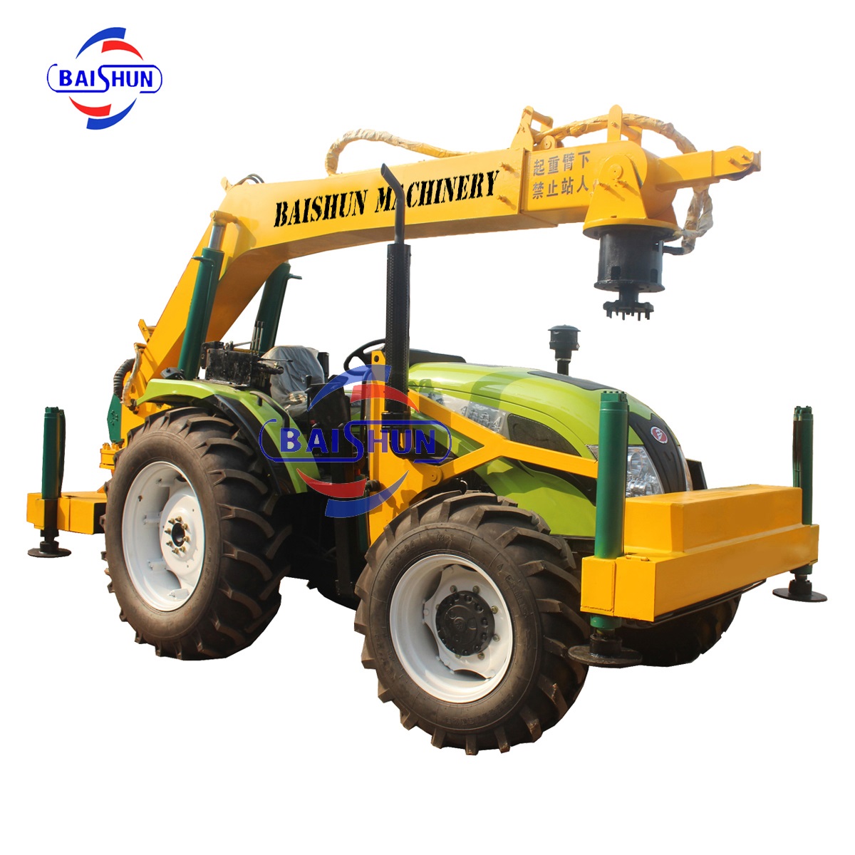 BS1004 Hydraulic Digging Intergrated Machine for Pole Erection