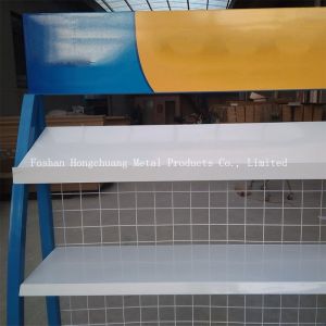 Modernization Style H850mm Car Accessories Display Rack With Blue