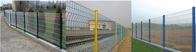 ISO-2001 Anti Climb 8 Foot Wide Fence Panels With Welded Wire