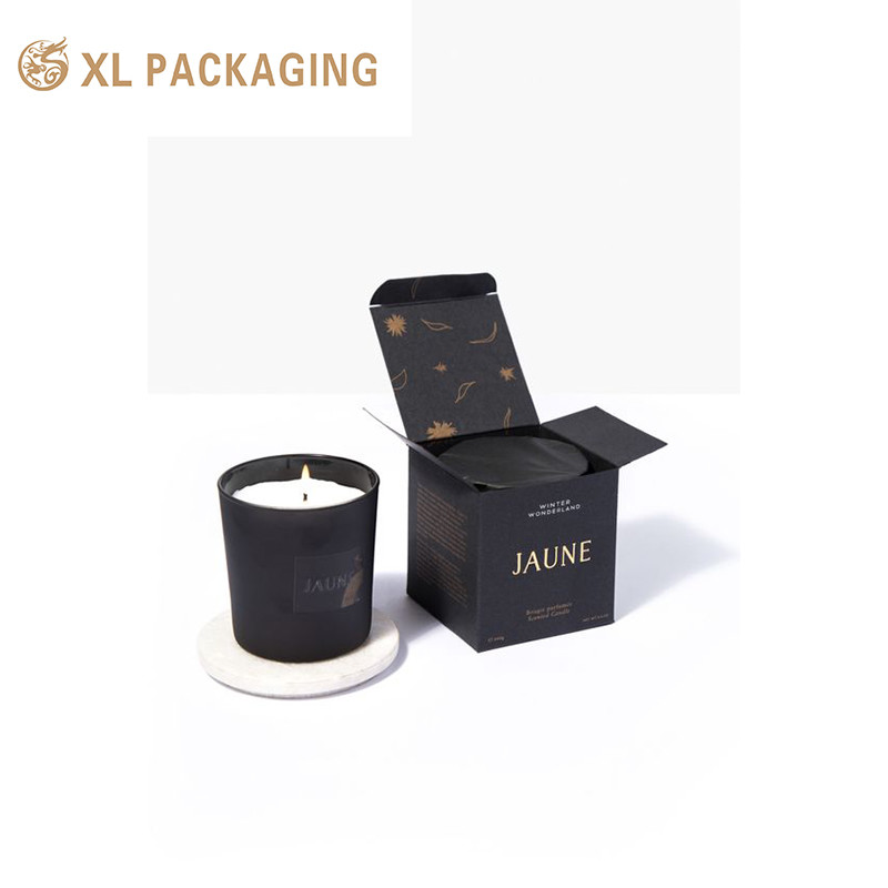 Customized Color Printing Kraft Paper Rigid Paper Board Gift Packaging Box For Candle