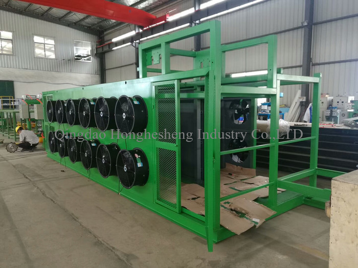 ISO9001 800mm Batch Off Unit Cooler Rubber Film Cooling Machine