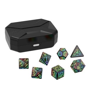 Christmas Elements LED Rechargeable Game Dice Set Dragon And Dungeon
