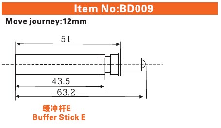 BD009 Cabinet Door Buffer