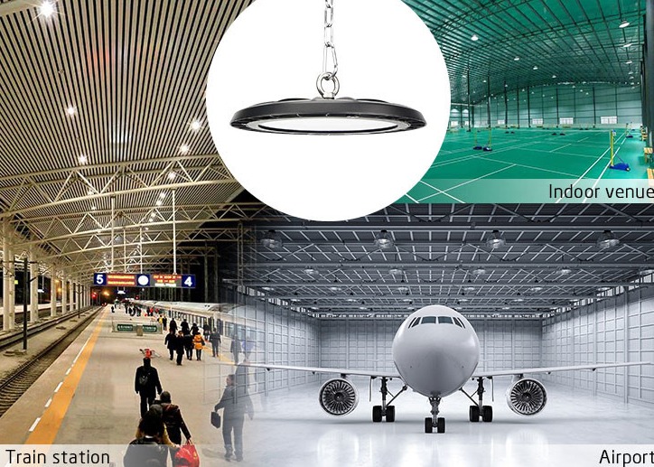 Die Casting Aluminum Housing High Bay Light With Active Cooling Performance