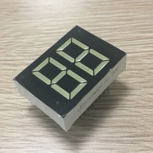 Common Cathode 20mm White Color 2 Digit 7 Segment LED Display for Digital Water
