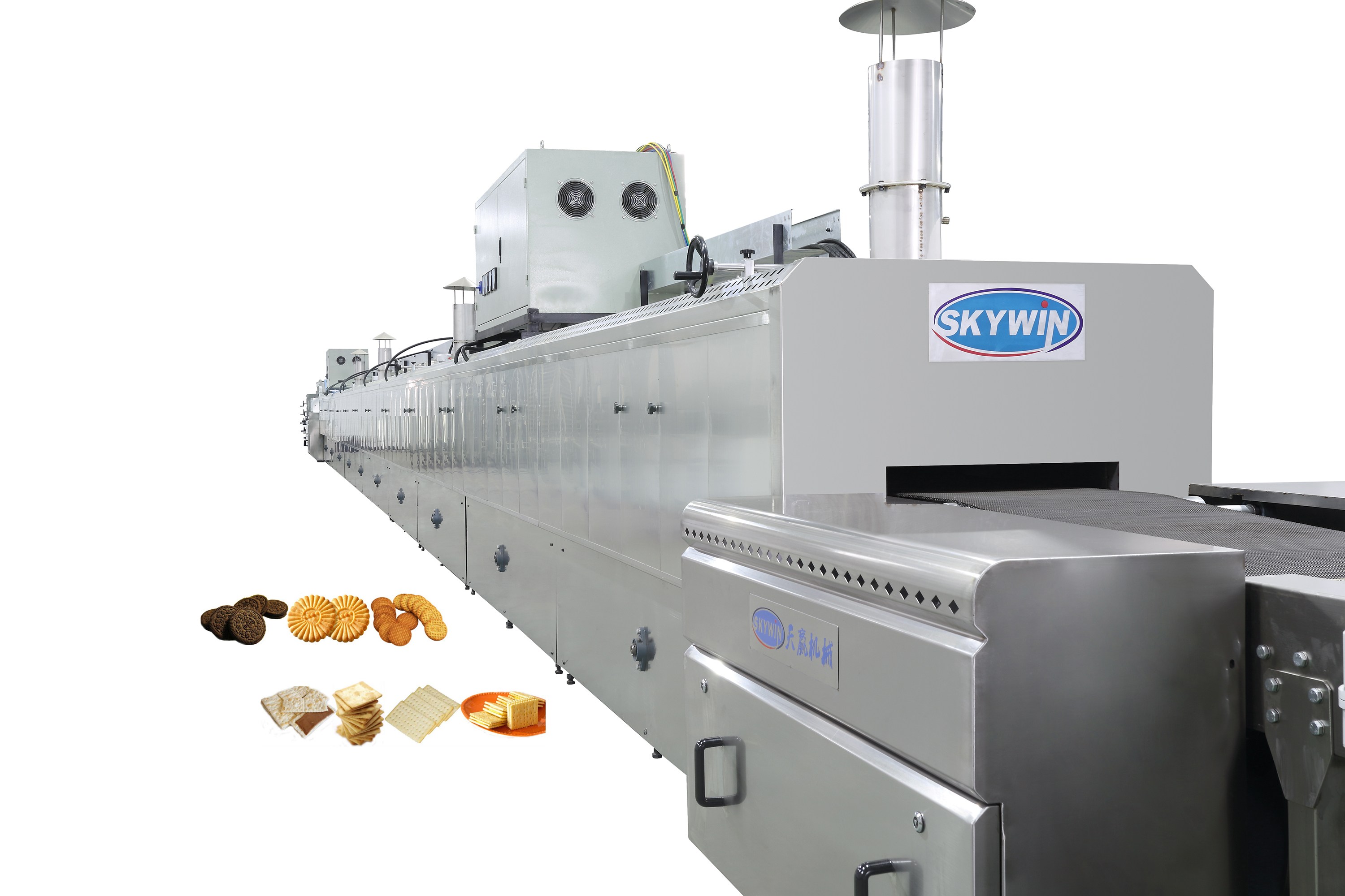 Food Factory Cookie Depositor Machine PLC Touch Screen Jenny Cookie Maker