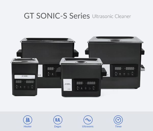 GT SONIC S9 Parts Ultrasonic Cleaner Industrial Smart Touch Panel SUS304 200W
