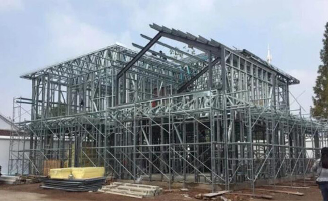 European Style Luxury Light Steel Structure House by Prefab Home Kits