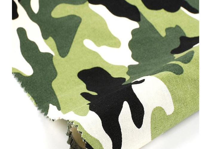 Garment Sportswear Brush Camouflage Print Fabric 100% cotton