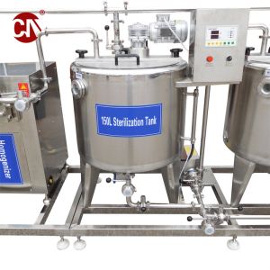 Electric Yogurt Processing Line with Power Source on Milk Cheese Pasteurizer