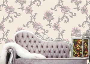  Korean Style 1.06*10m Living Room Wallpaper Soundproof for Administration , MI54917 Manufactures