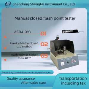 Manual Closed Cup Flash Point Tester ISO2719:2002 Binsky Martin