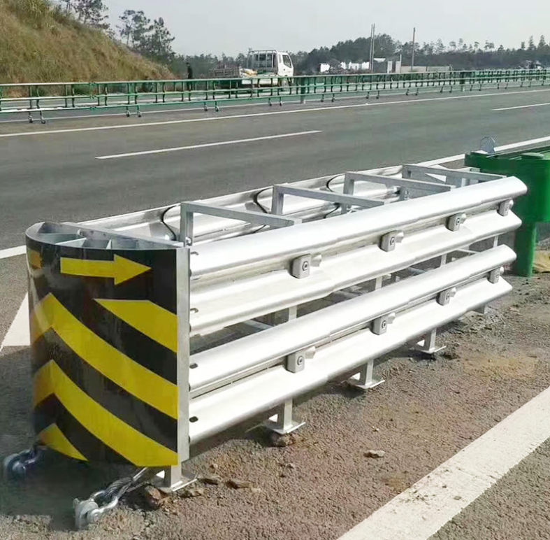 Highway Guardrail And Accessories Anti Corrosion Roadway Safety