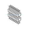 Buy cheap Dual row 1.27*1.27mm straight DIP male header from wholesalers