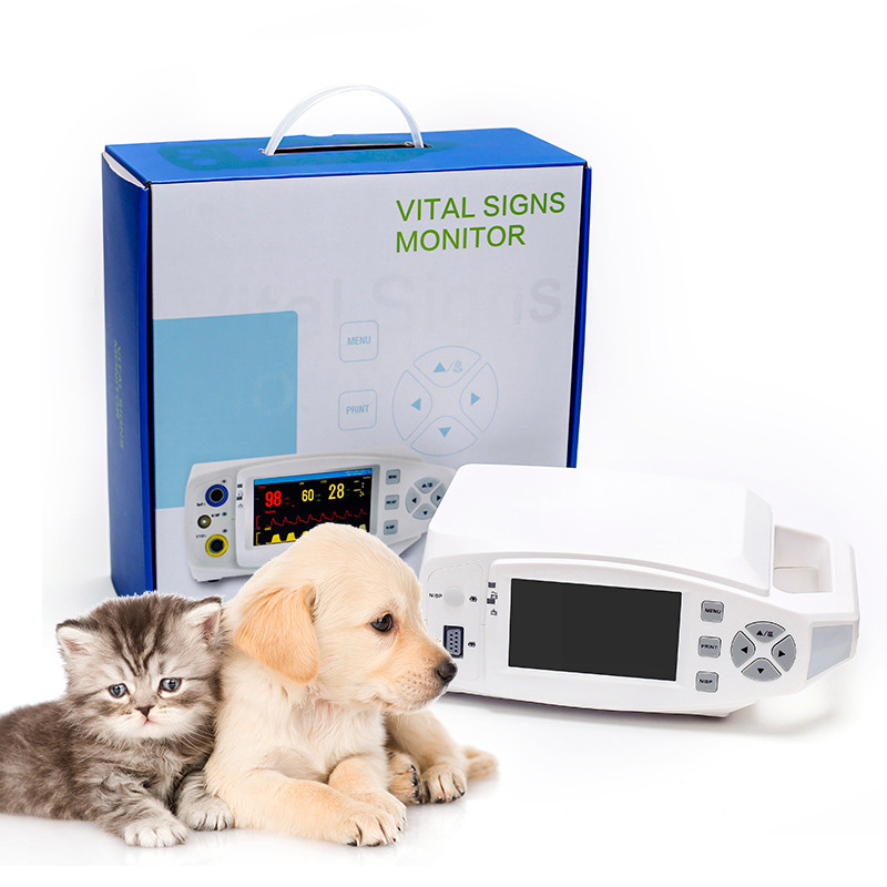 Oscillometric Veterinary Blood Pressure Monitor RoHS 4.3nch Color TFT