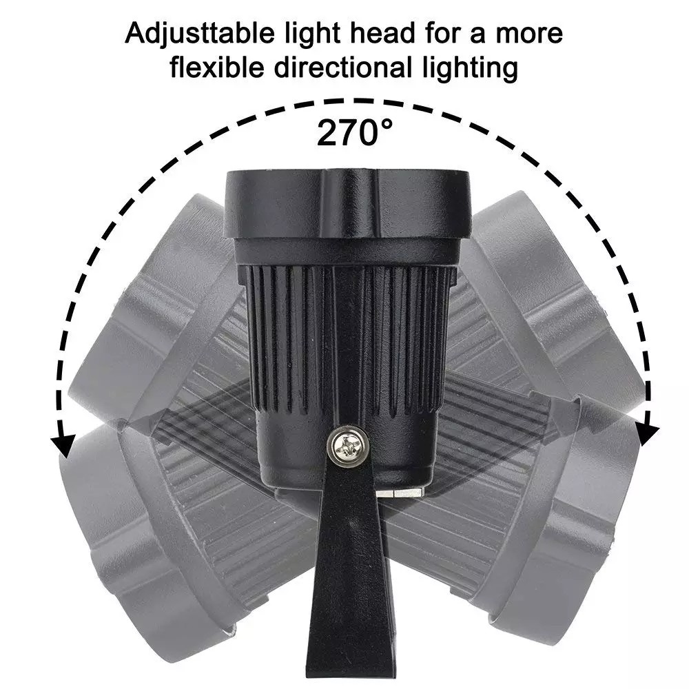 Aluminum Led Garden Spike Lights 12V 110V 220V Low Light Loss High Brightness