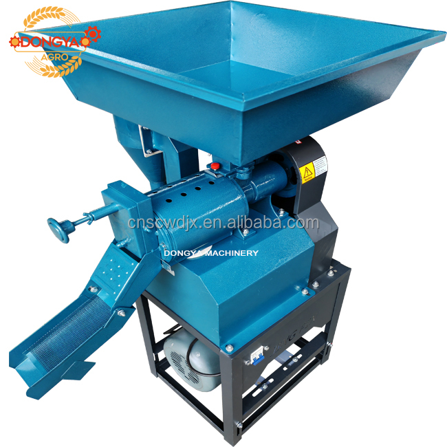 DONGYA AGRO 6N50 350KG PER HOUR MINI RICE MILL MACHINE 4HP
