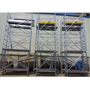 Strong Loading Scaffolding Frame System Mobile Aluminium Scaffold Access Tower