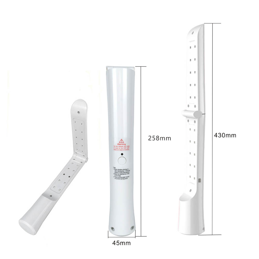 USB Portable Bacterium 75% Disinfection UV Lamp