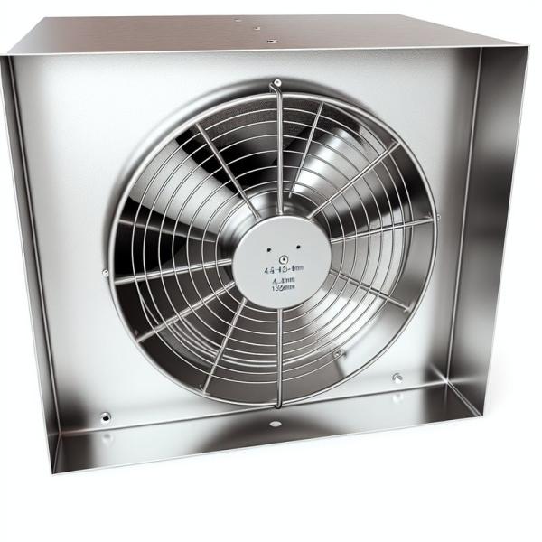 4.5-12mm Fin Space All Stainless Steel Axial Fan for Industrial Ventilation