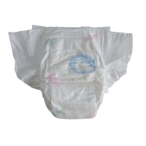 Disposable Baby Diapers , Breathable Newborn Nappies With Elastic Waist