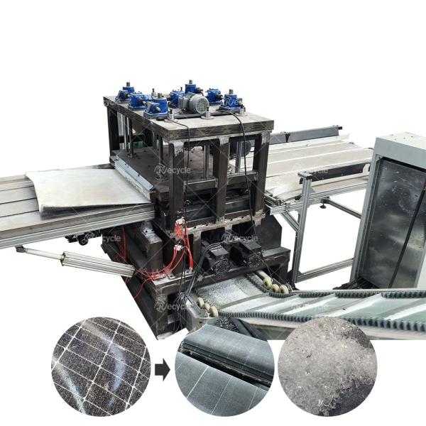 300-1000 Kg/h Capacity Solar Panel Recycling Line Durable and Waterproof for