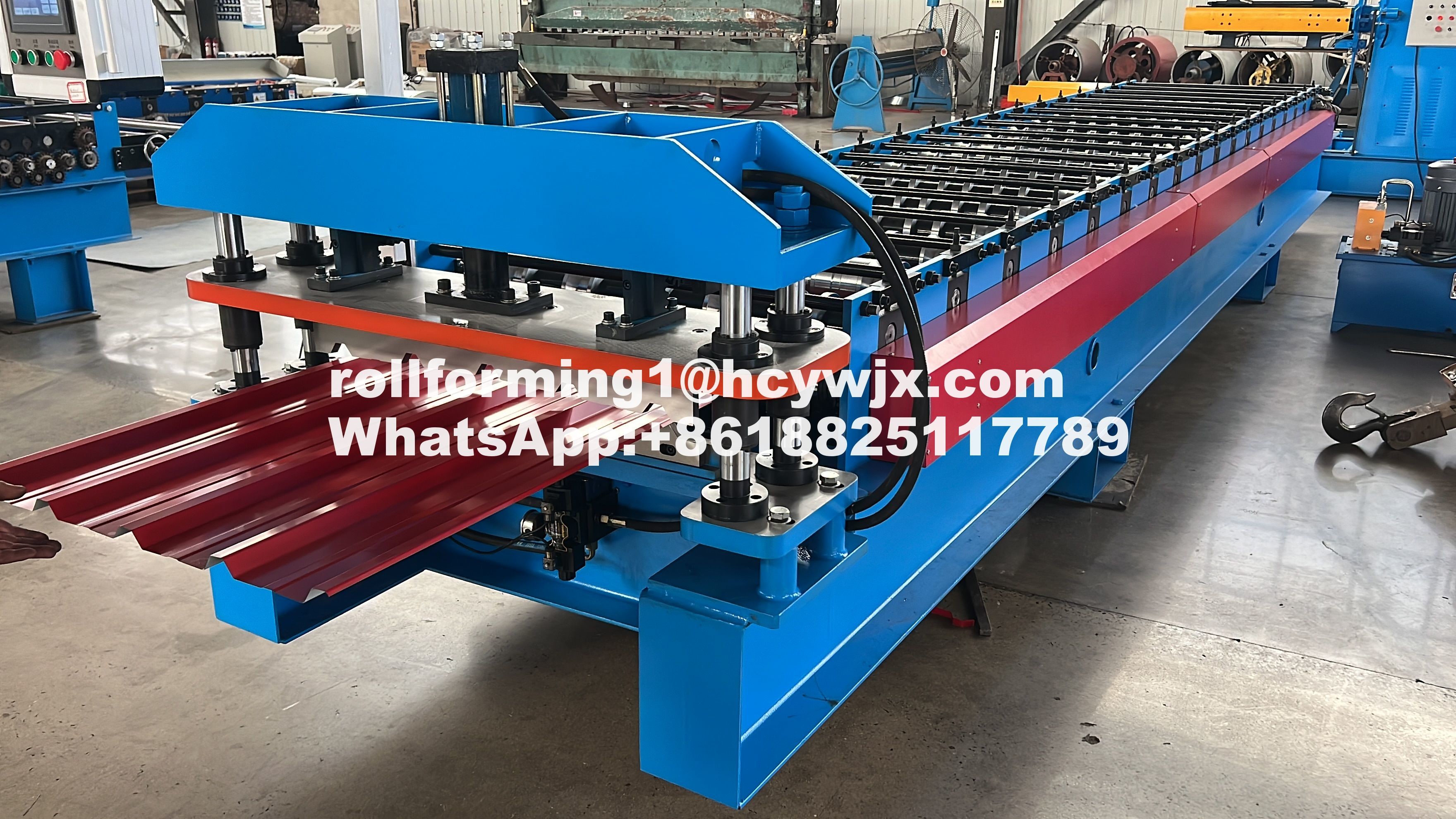 914mm Aluminium Roofing Sheet Making Machine PLC Control