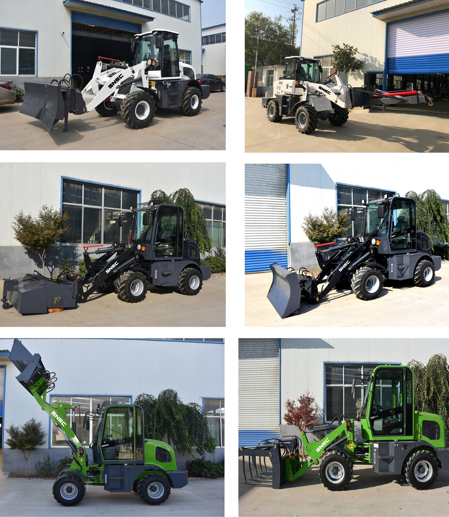 Front Wheel Loader Pala Cargadora With Quancheng Hydraulic Pump And Efficiency