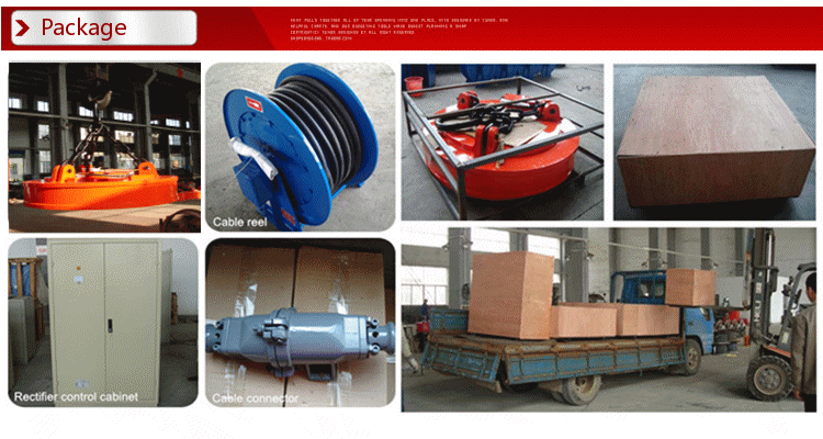 Powerful Industrial Lifting Magnets Self Contained For Flat Round Material