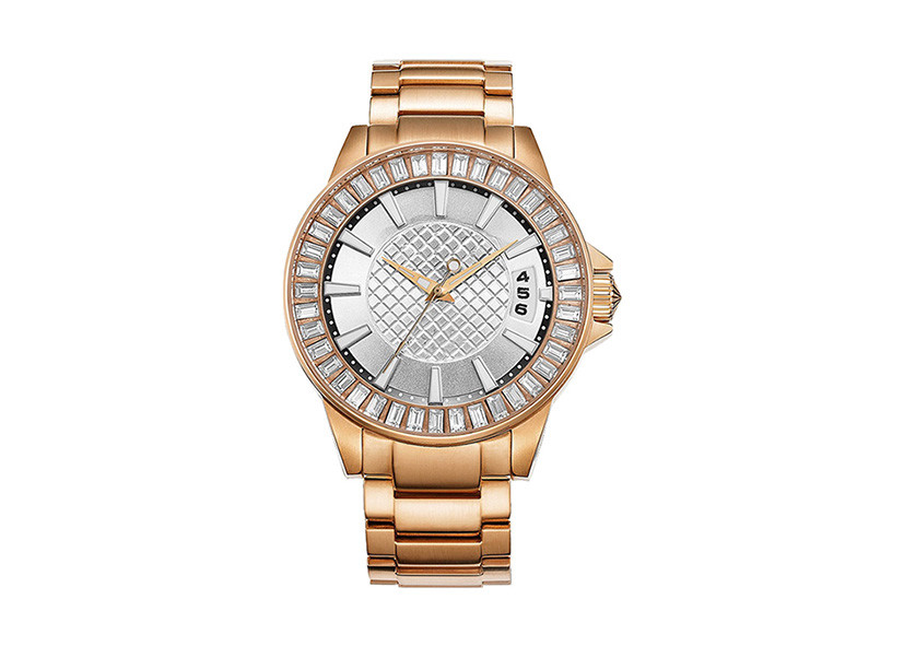 OEM Men Quartz Stainless Steel Designer Watches Solid Band IP Gold Plating