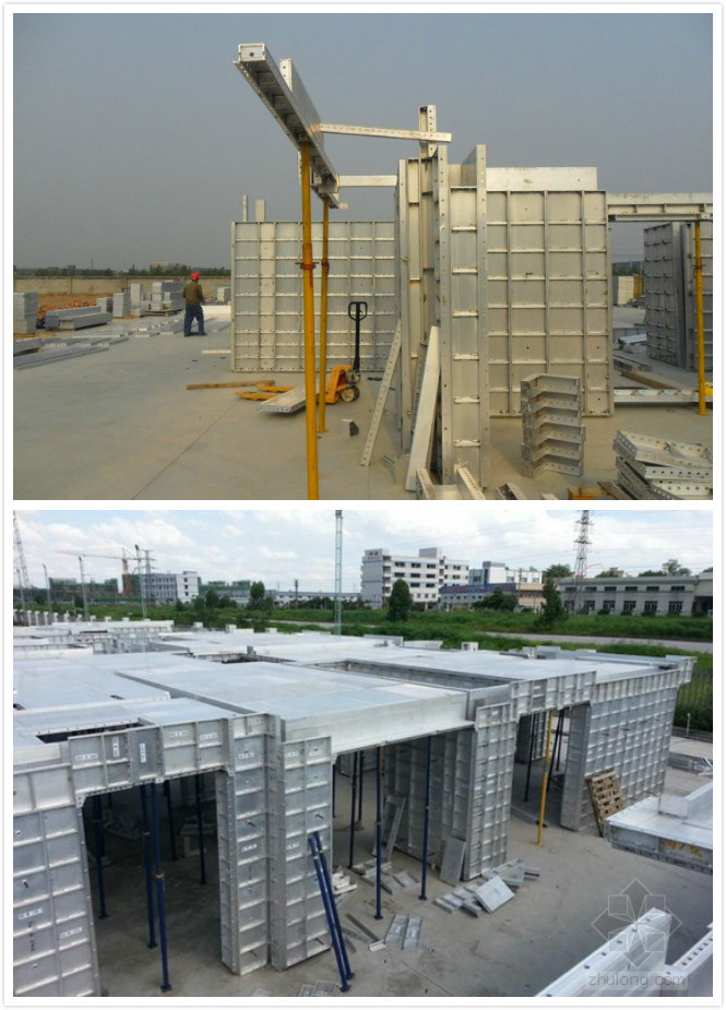 Less Seams And high precision Aluminum Formwork Structure / Round Aluminum Extrusion Profiles