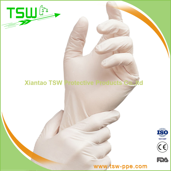 Textured Disposable Latex Exam Gloves FDA CE ISO13485 Approved