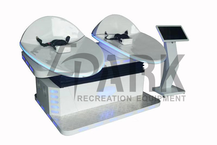 Double Grass Ski Flying Magic Carpet Virtual Reality Simulator / Interactive Game Machine