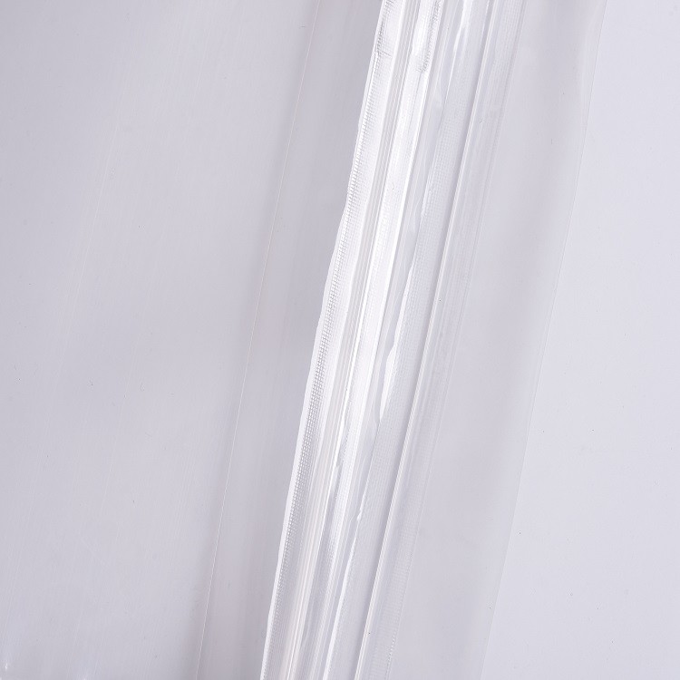 Food Grade Zipper Pouch Transparent Flat Bottom Packaging Bag Zip Lock Plastic Clear Bag for Food