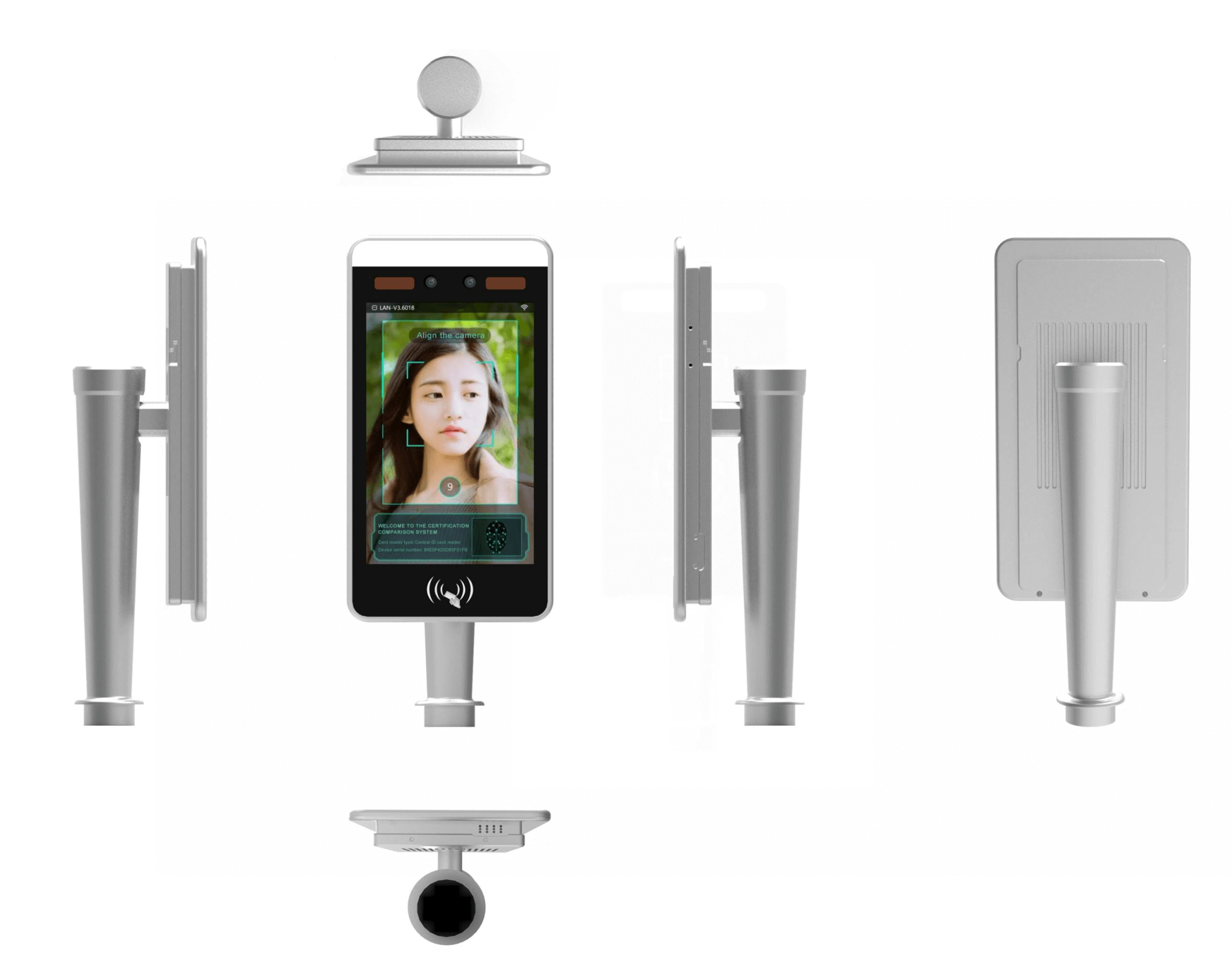 HFSecurity RA08 Usb Face Recognition Door Access Control System