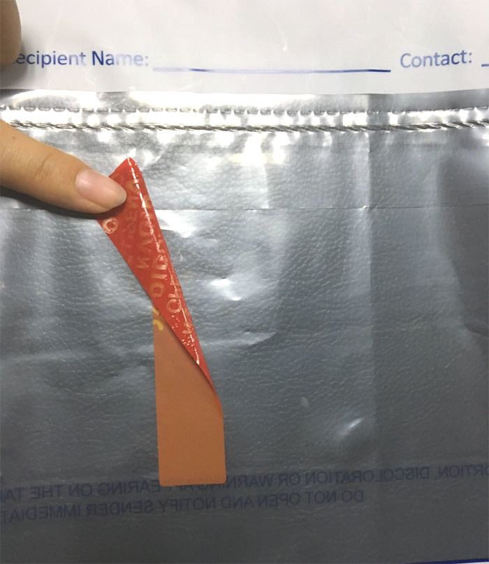 Tamper Evident Warranty Seal Label Tamper Proof Security Label For Document